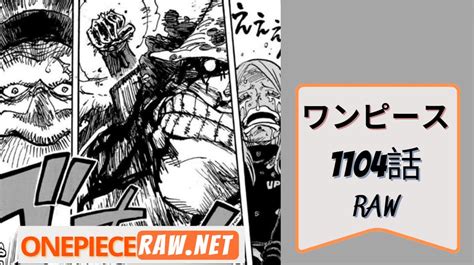 one piece raw 1104